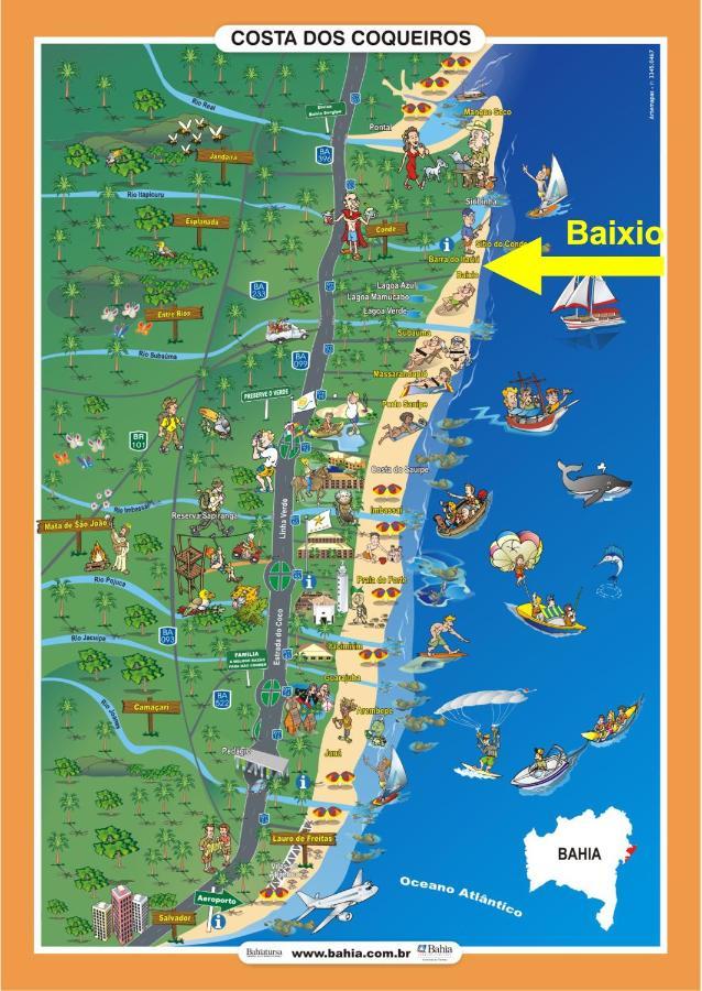 Beach House - Secured, Beach Access, Sea View, Best Location Baixio (Bahia) Exterior foto